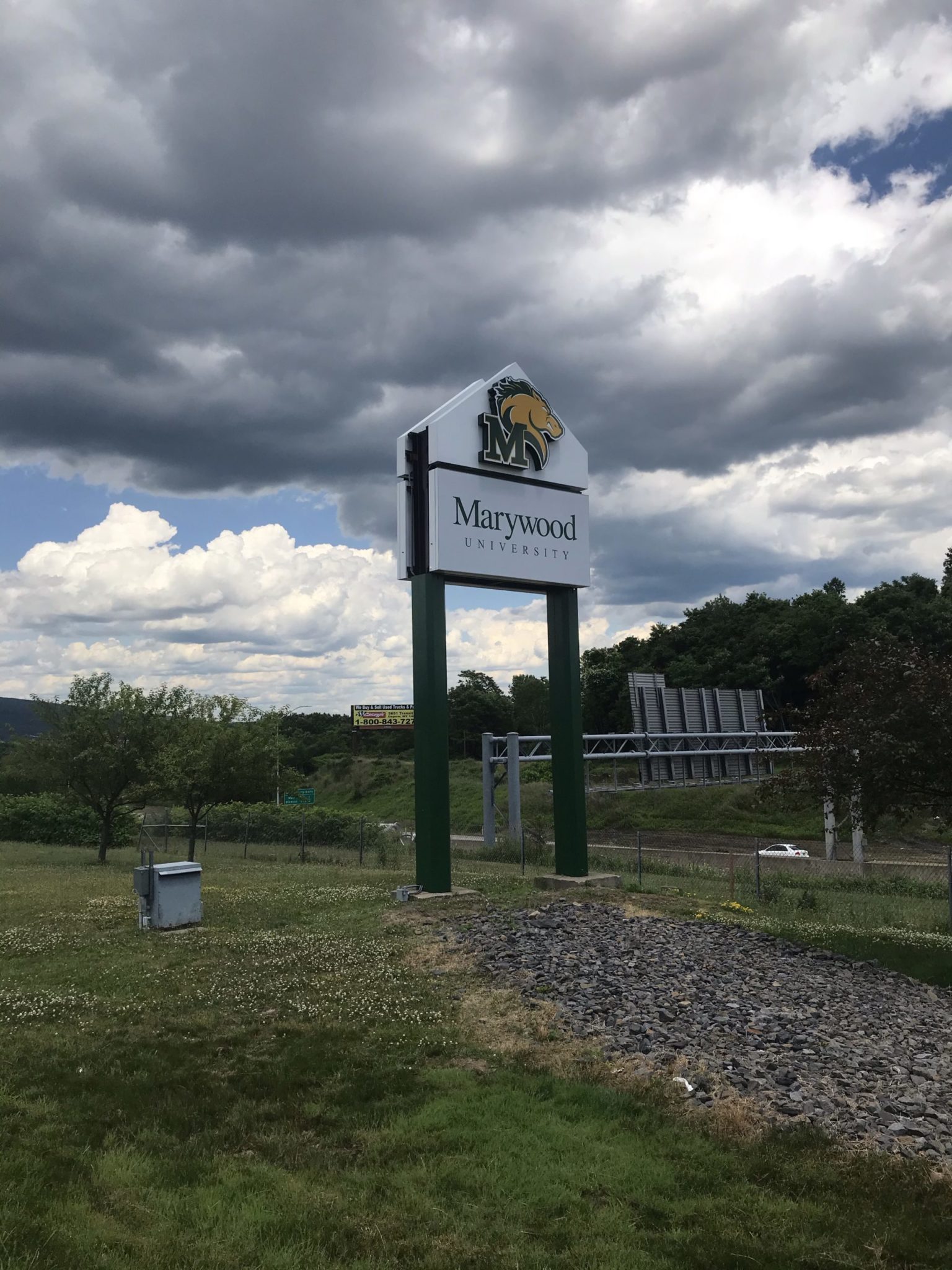 Campus Landmark Marywood University IDS Signage Company