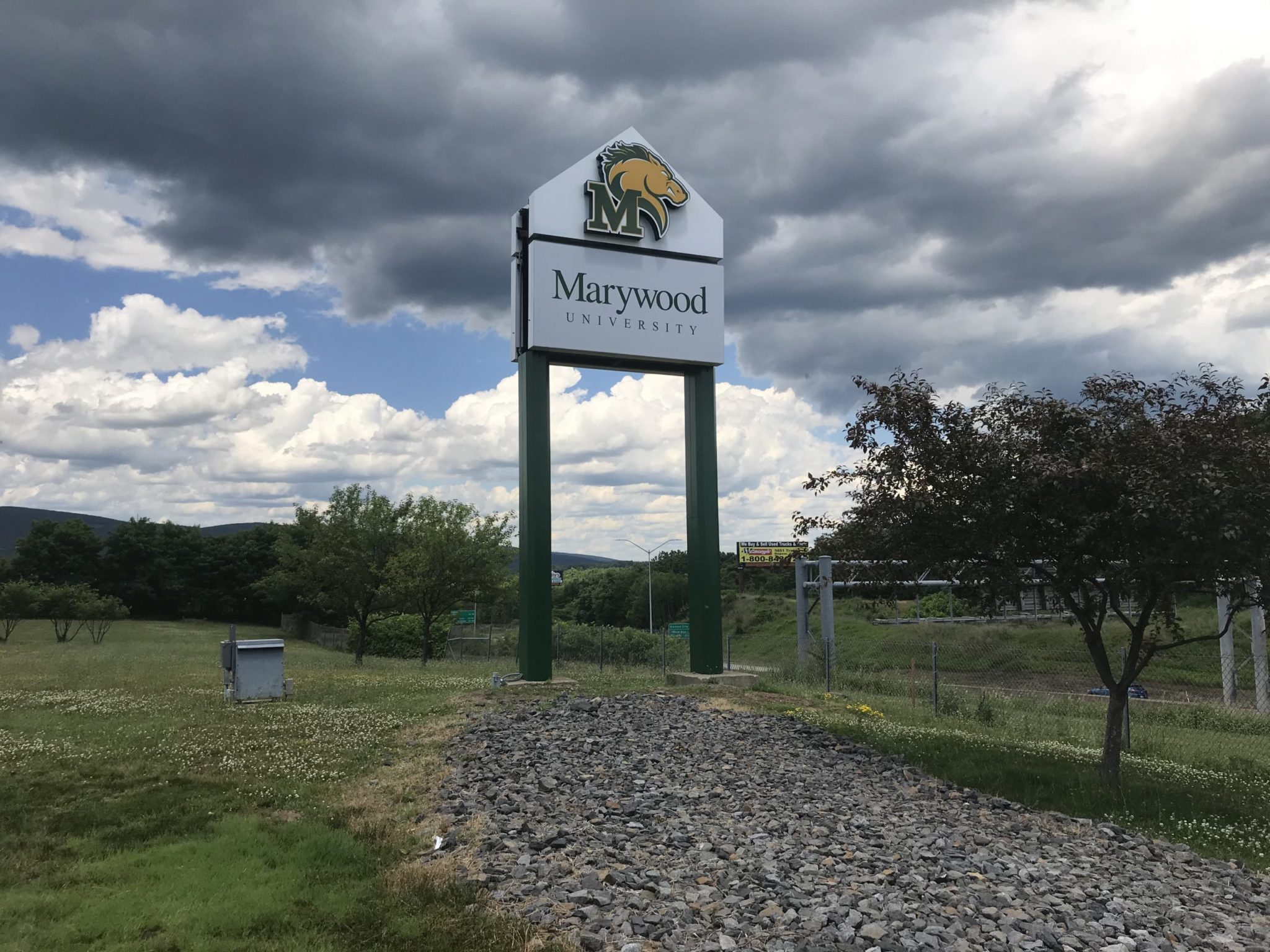 Campus Landmark Marywood University IDS Signage Company