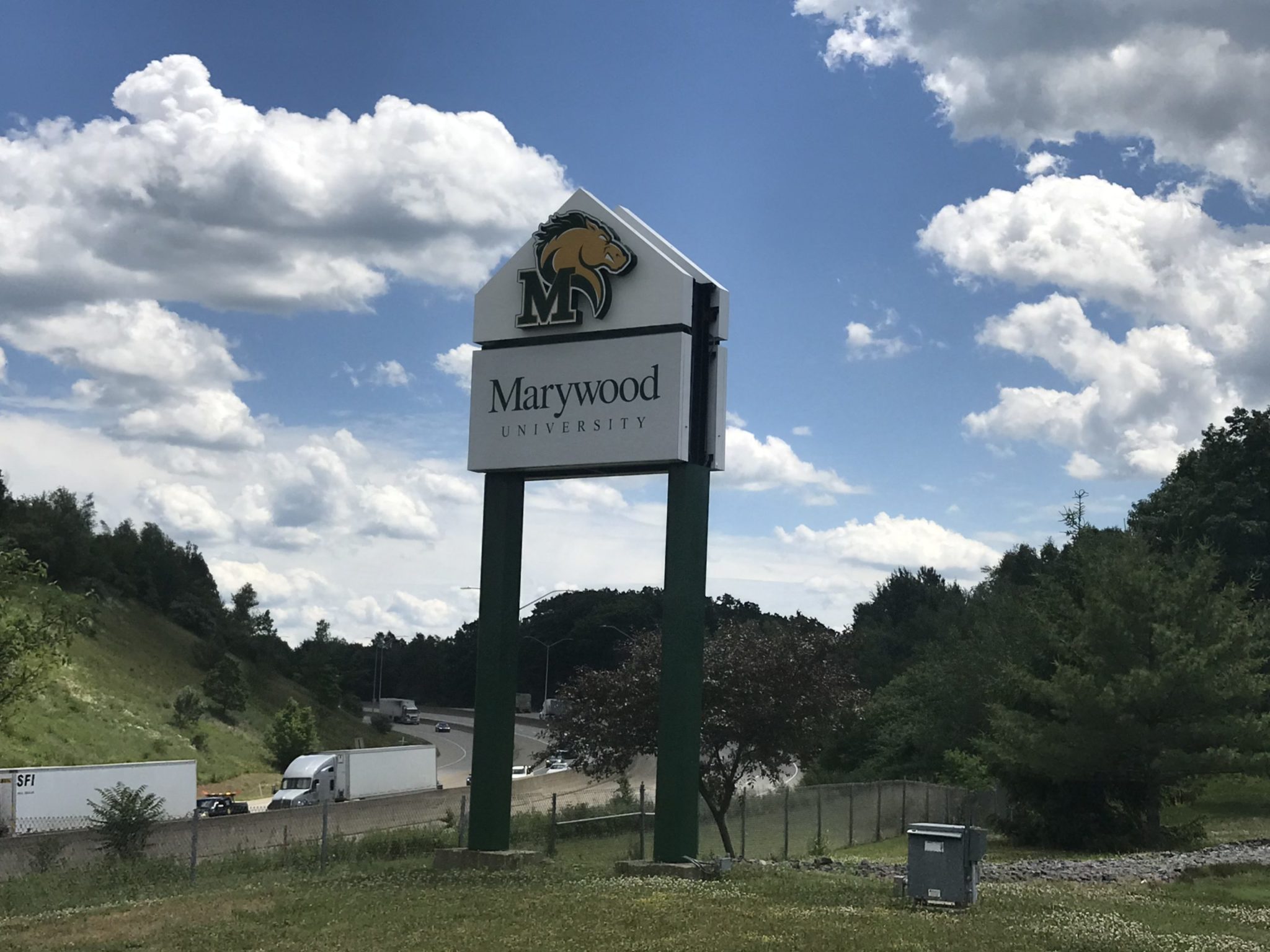 Campus Landmark Marywood University IDS Signage Company