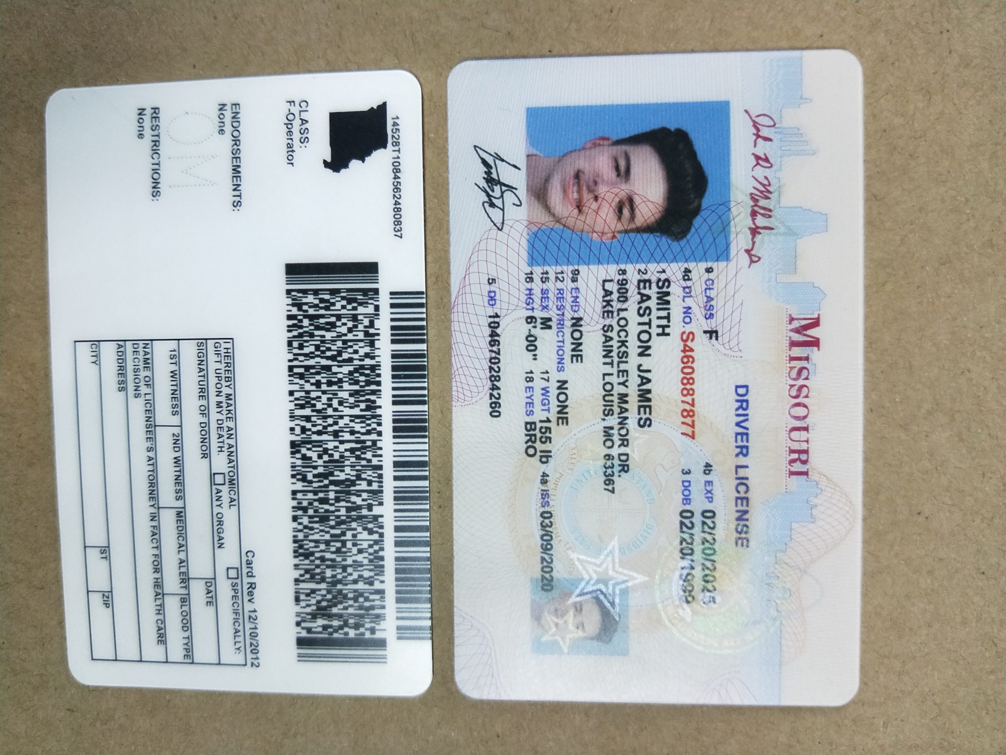 Missouri Fake ID Buy Scannable Fake IDs IDTop