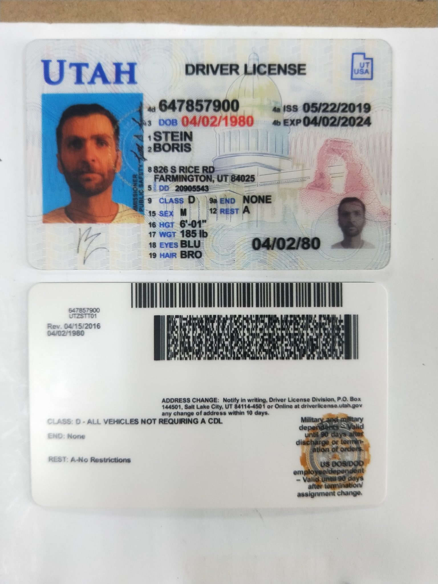 Utah Fake ID Buy Scannable Fake IDs IDTop