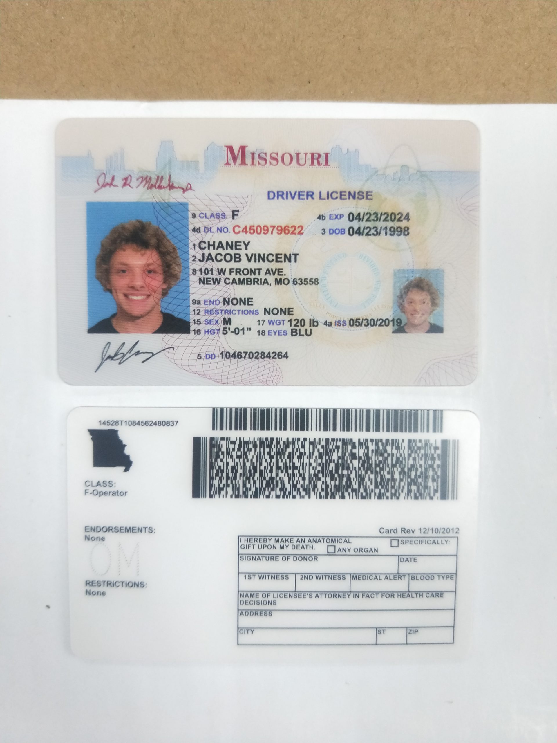 Missouri Fake ID Buy Scannable Fake IDs IDTop