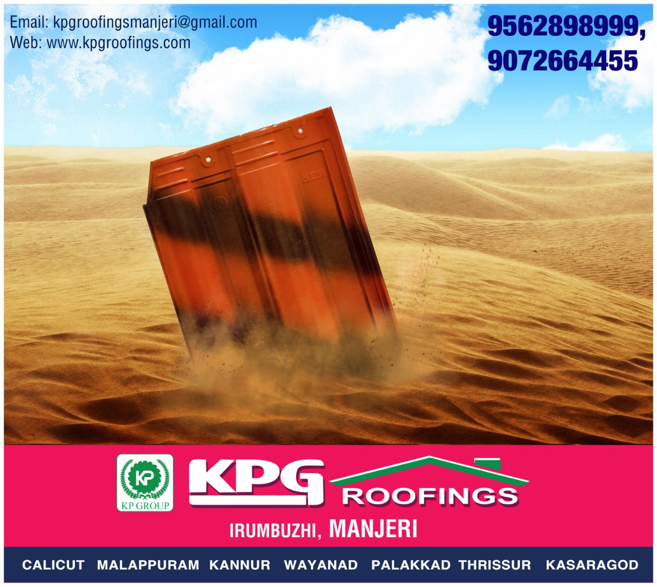 KPG ROOFINGS,Roofing Tiles Dealer in Malappuram