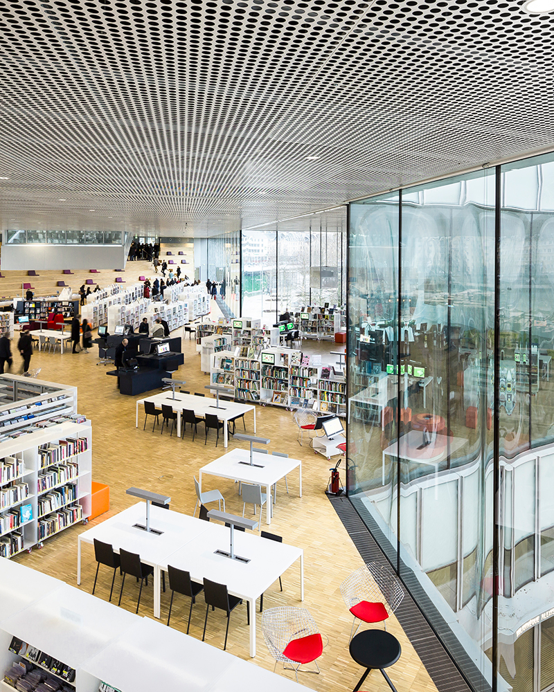 Bibliothèque Alexis de Tocqueville Caen, France Iduna