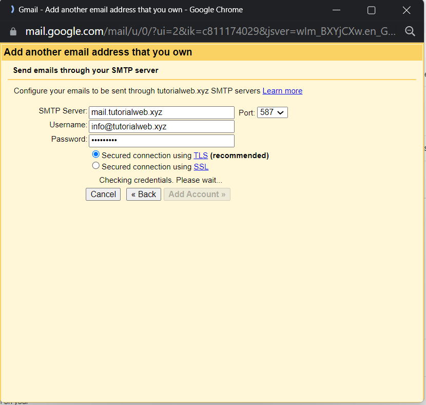 Cara Menambahkan Email mail Pada Gmail