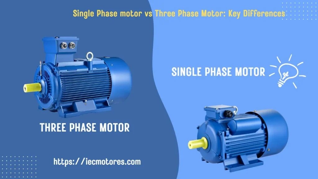 Single Phase vs Three Phase Motor: Key Differences & When to Use