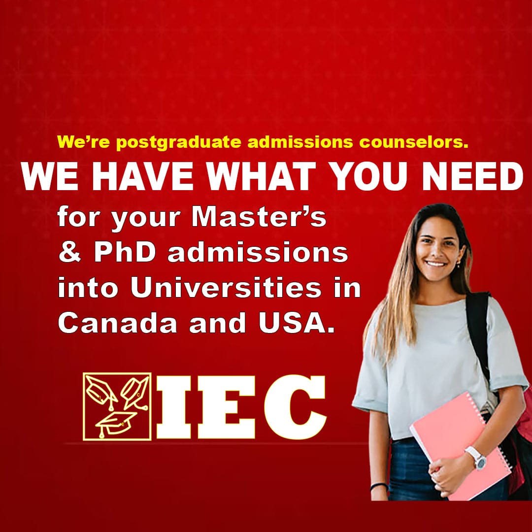 Gain Admission to Your Dream Master's or PhD Program in Canada or USA
