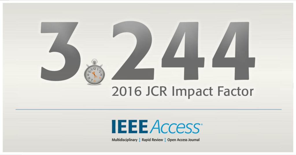 New Impact Factor of 3.244 IEEE Access