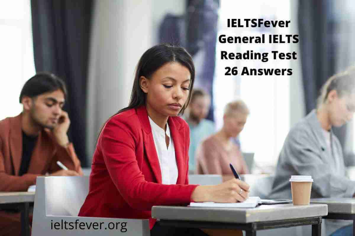General IELTS Reading Test 26 Answers Evening Courses IELTS Fever