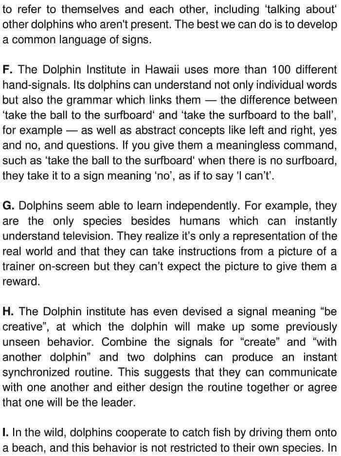 Testing Animal Intelligence IELTS Reading Answers YaZoogle