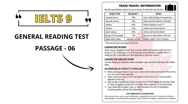 TRAIN TRAVEL INFORMATION: Reading Answers – IELTS Progress