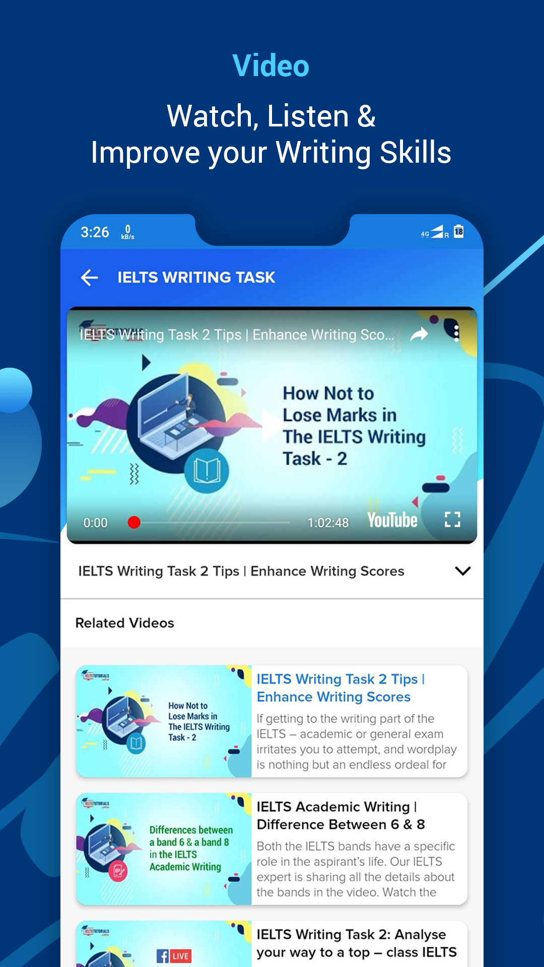 Learn with Free Apps for IELTS Academic & General Training Tests