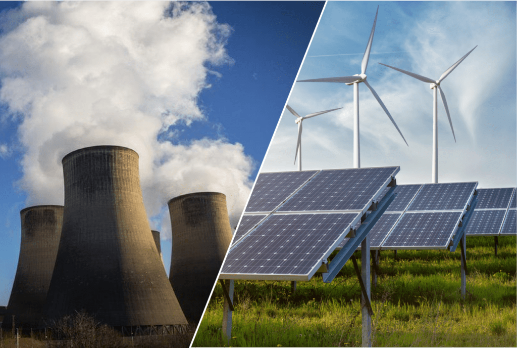 Energía eléctrica vs combustibles fósiles