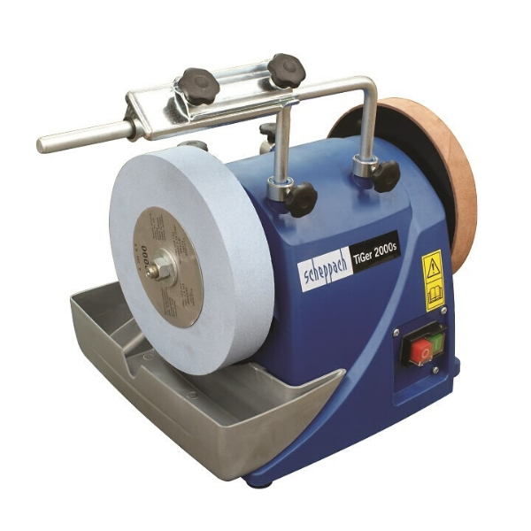 Scheppach Tiger 200mm Wet Sharpener Stone Grinder Chisel Knife Blade Sharp Tool eBay