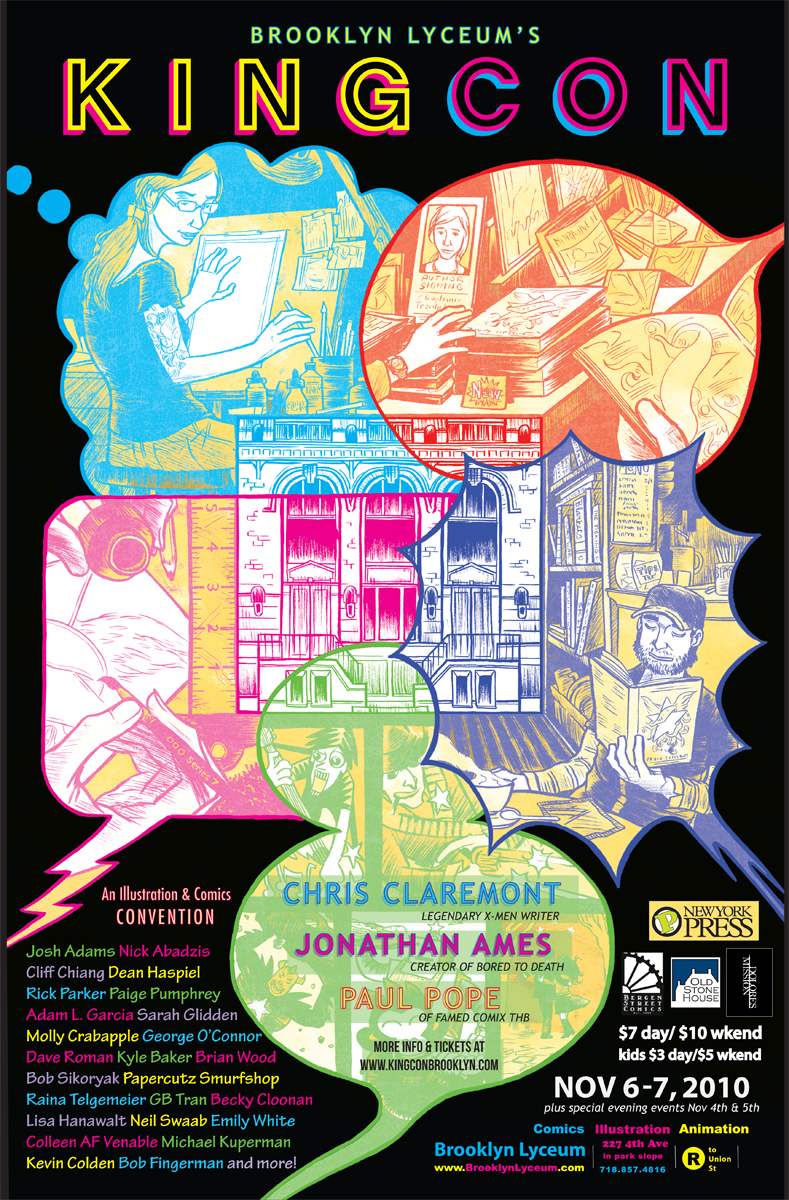 King Con Returns to Brooklyn! Plus, a Sketchbook Competition!