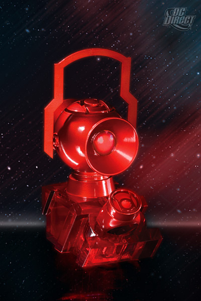 RED LANTERN 1/4 SCALE POWER BATTERY & RING PROP
