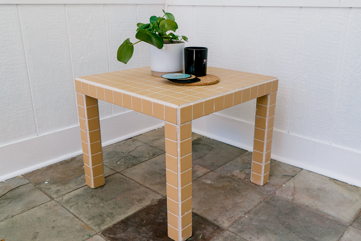 DIY tile table (as seen on TikTok) If Only April
