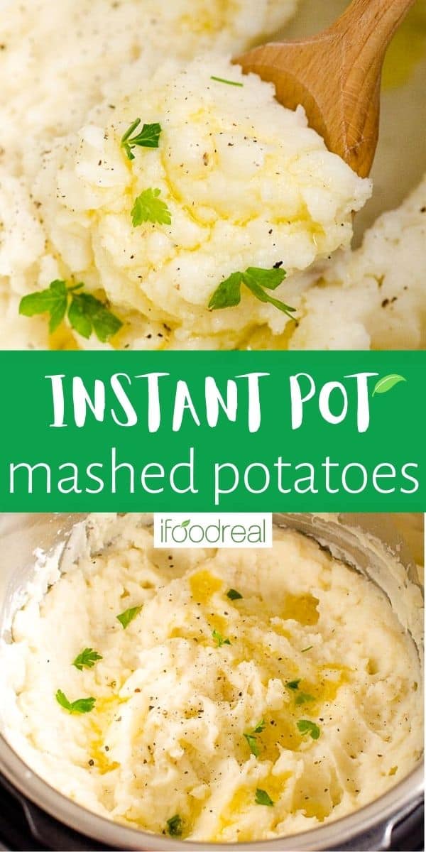 Instant Pot Mashed Potatoes (No Draining)