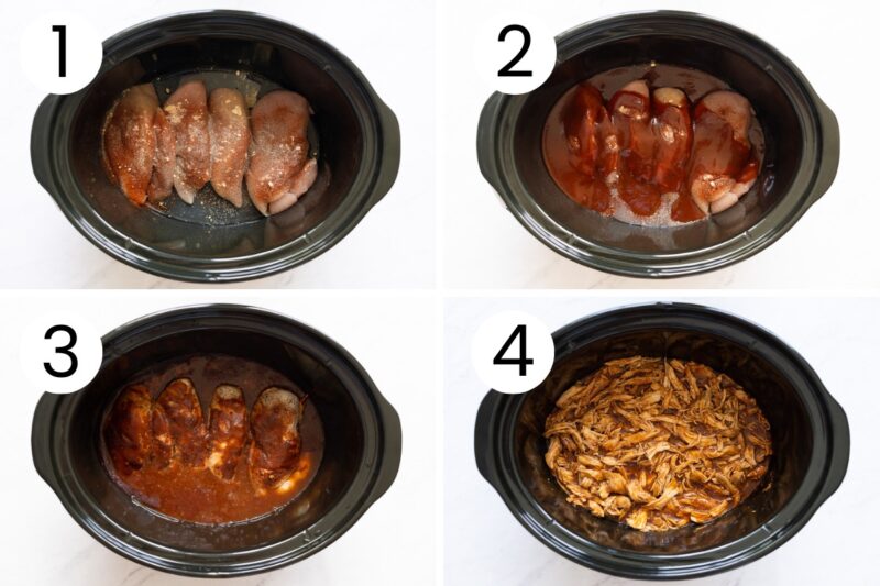 Crockpot BBQ Pulled Chicken