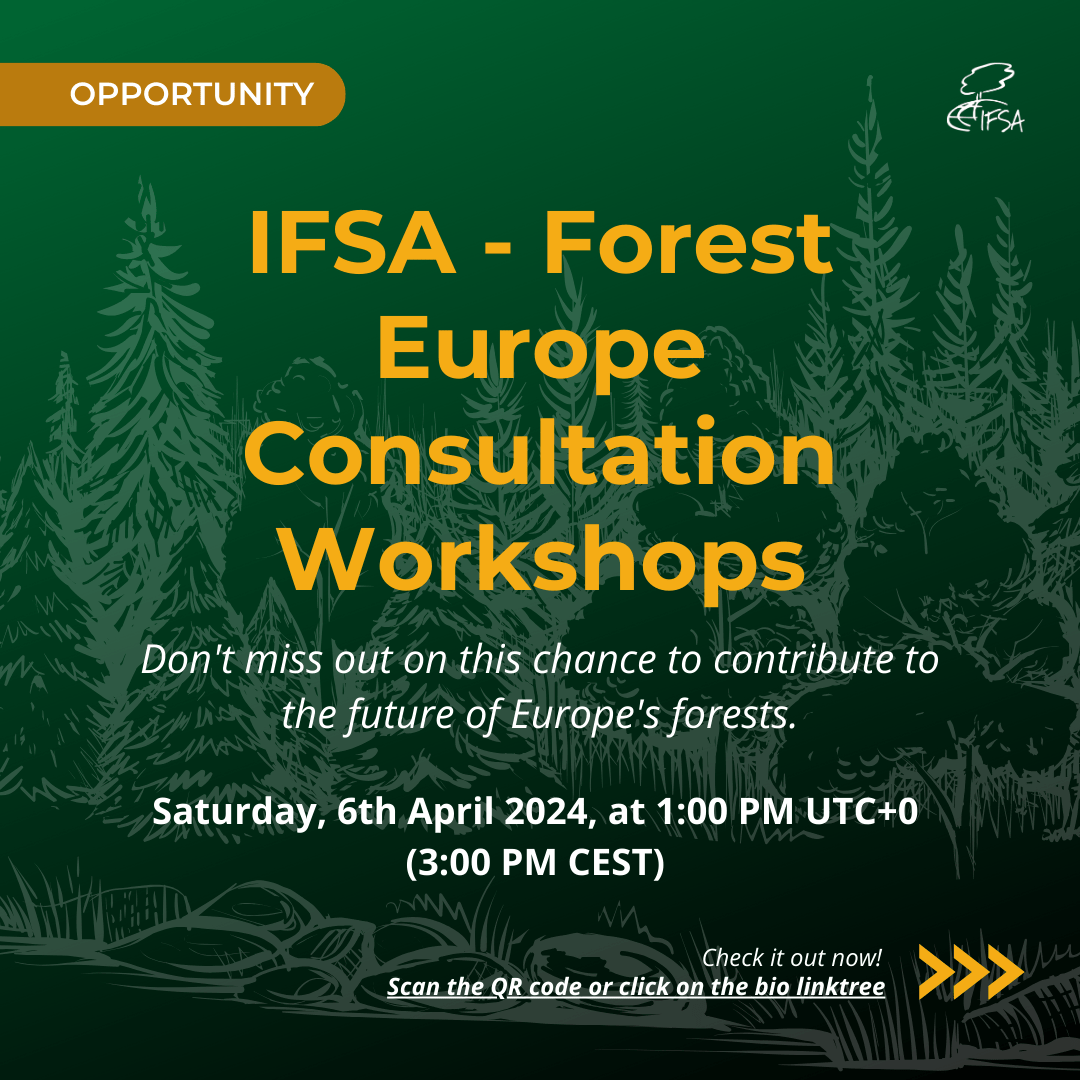 IFSA - Forest Europe Consultation Workshops - IFSA