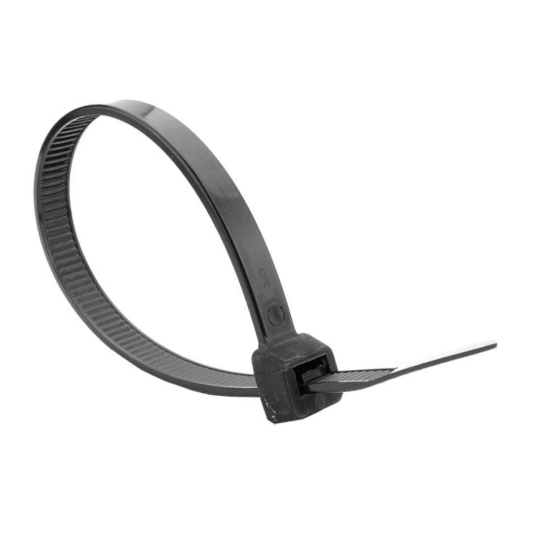2.5x100mm Black Cable Ties Industrial Fluid Solutions