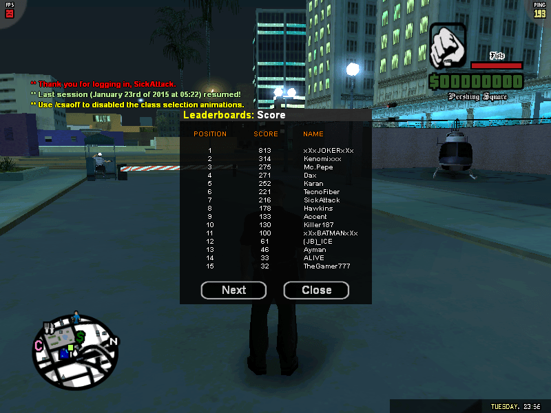 GTA San Andreas Multiplayer Server Hosting affordable.