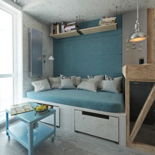 (via 4 Small & Beautiful Apartments Under 50 Square Meters