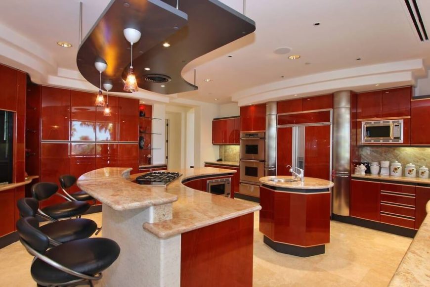 16 Bold Red Kitchen Designs (Big and Small) Décoration de la maison