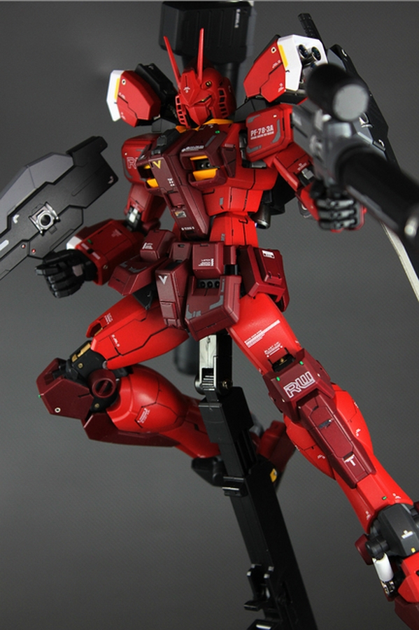 Custom Build MG 1/100 Gundam Amazing Red Warrior