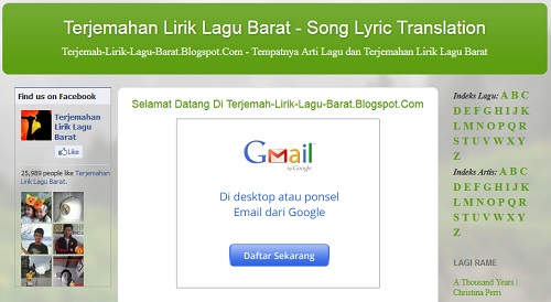 Lirik Lagu Indonesia