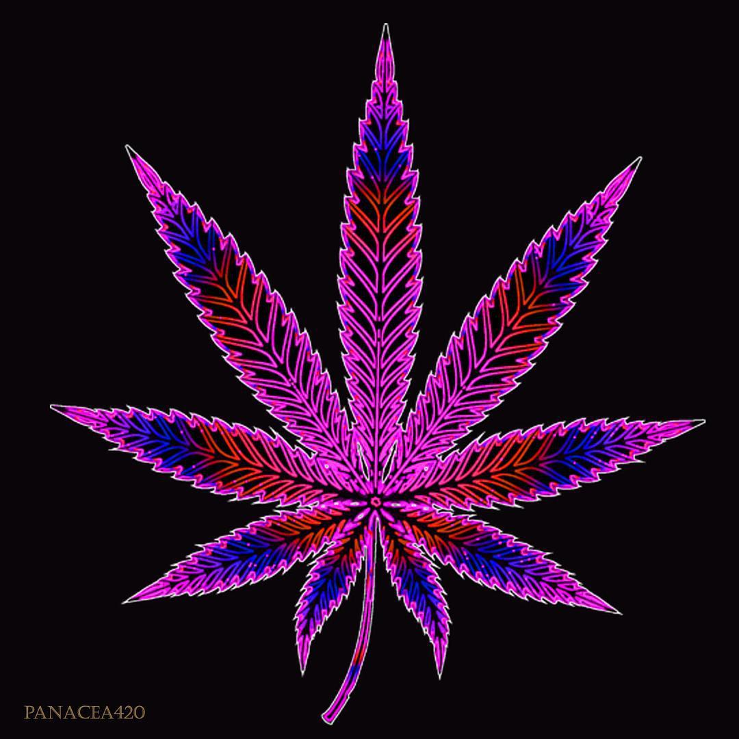 My leaf art art pot psychedelic weed weedporn weedartist 