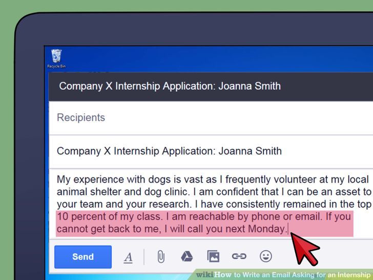 Learn how to do anything How to Write an Email Asking for an Internship