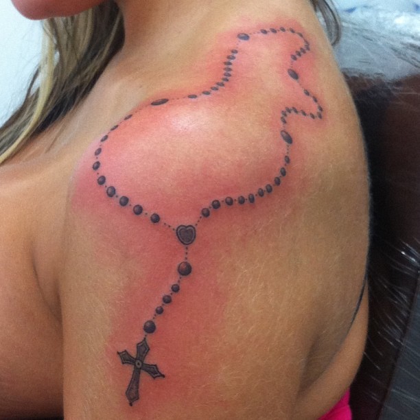 All Tattoo Ladies — Ideias Para Tatuagem De Terço No Ombro 612_x_612_jpg