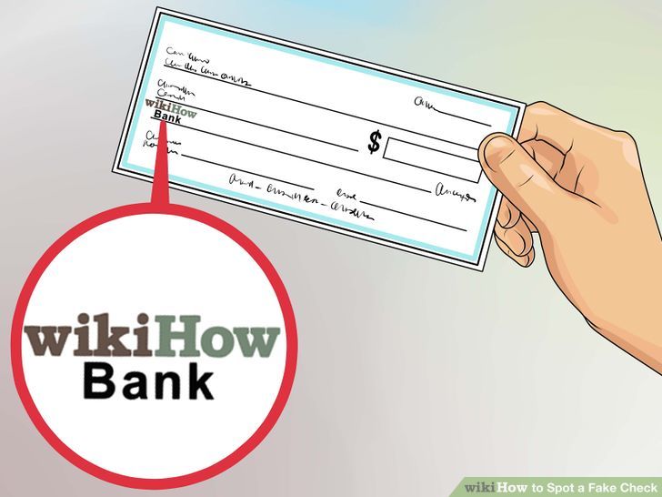 Learn how to do anything How to Spot a Fake Check