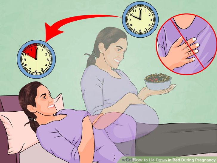 How to Lie Down in Bed During Pregnancy How to do anything