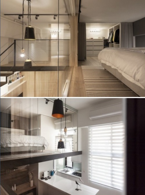 (via A Modern Loft with Character Home Designing