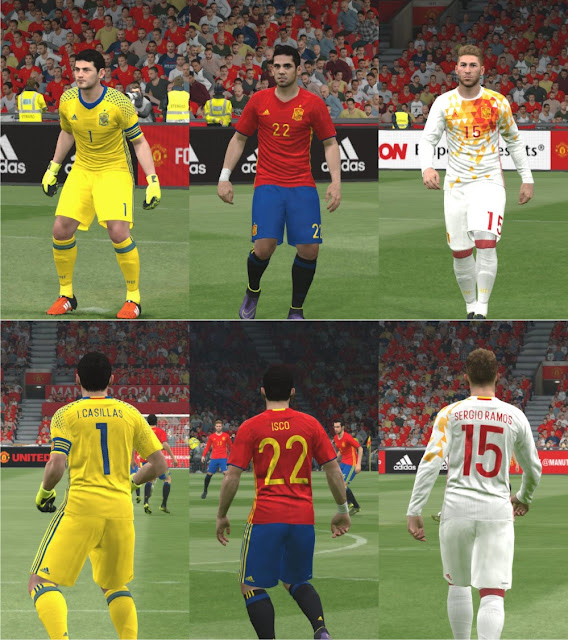 PES 2016 Spain Kits Euro 2016