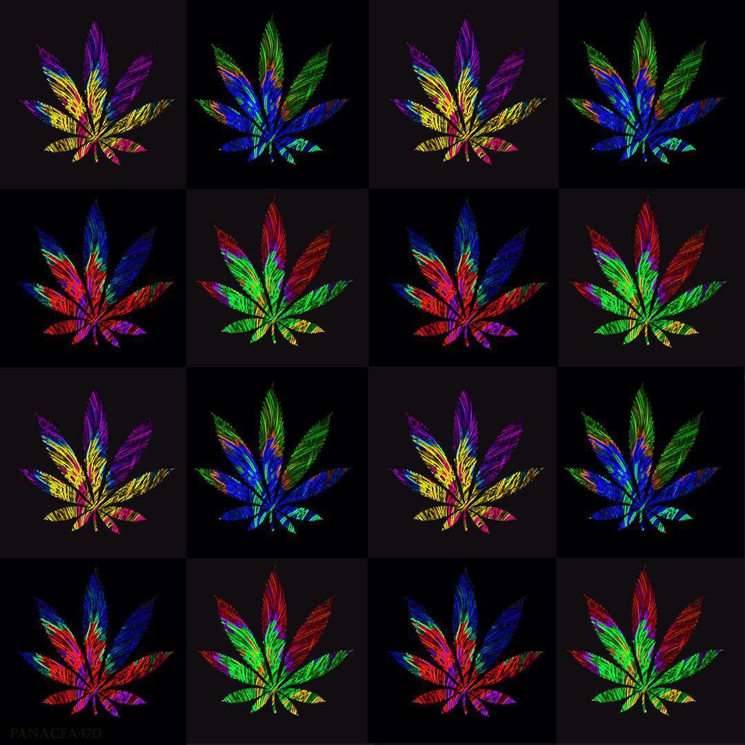 My leaf art art pot psychedelic weed weedporn weedartist 
