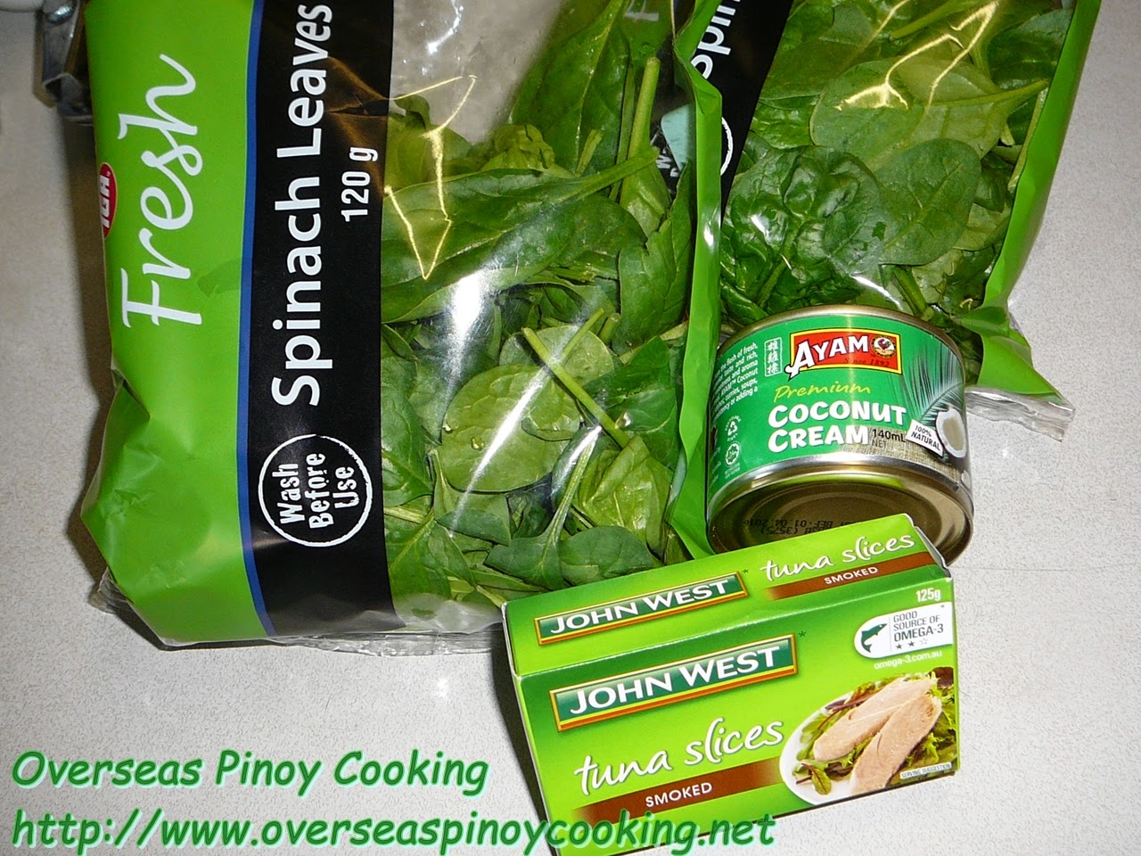 Ginataang Canned Smoked Tuna with Spinach Panlasang Pinoy Recipe