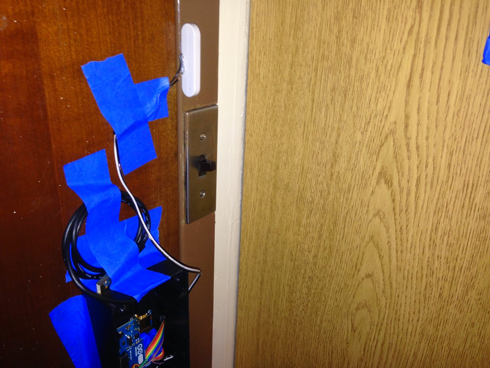 mdolla Got tired of dorm room keys, so we built a keyless entry system!