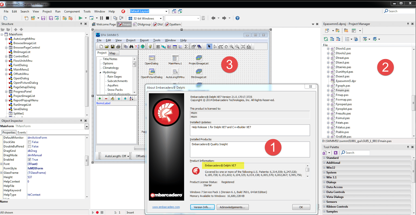 GUI Compilation Note for the SWMM 5.1.x Delphi Code Blogs about