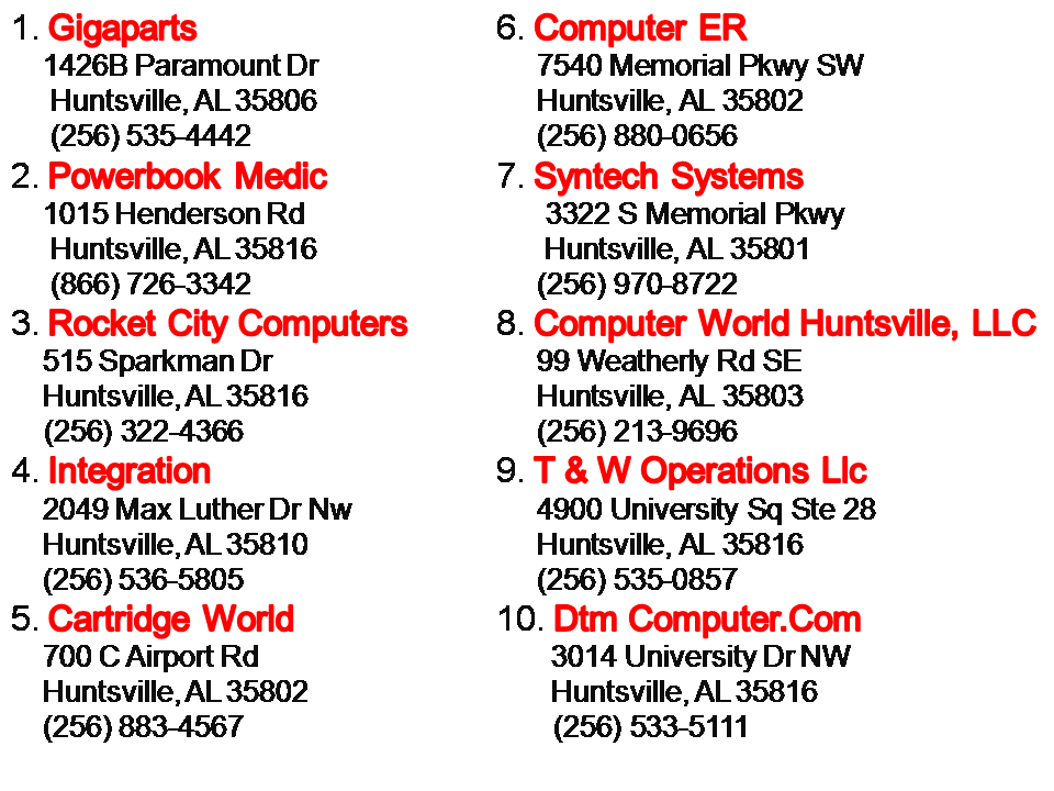 Computer Repair Huntsville al technewstoday2