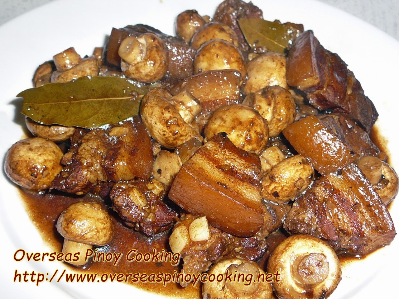 Pork and Mushroom Adobo Panlasang Pinoy Recipe