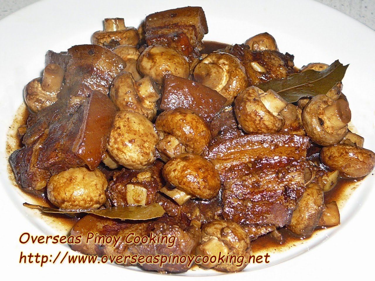 Pork and Mushroom Adobo Panlasang Pinoy Recipe
