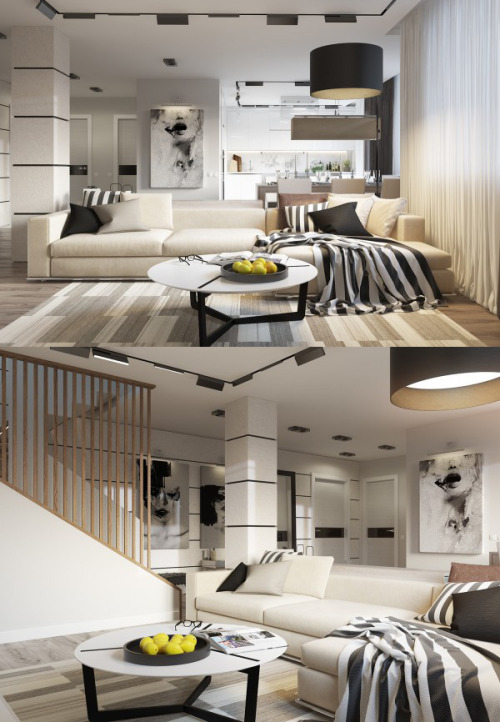 (via 4 Beautiful Homes with a White Theme) International