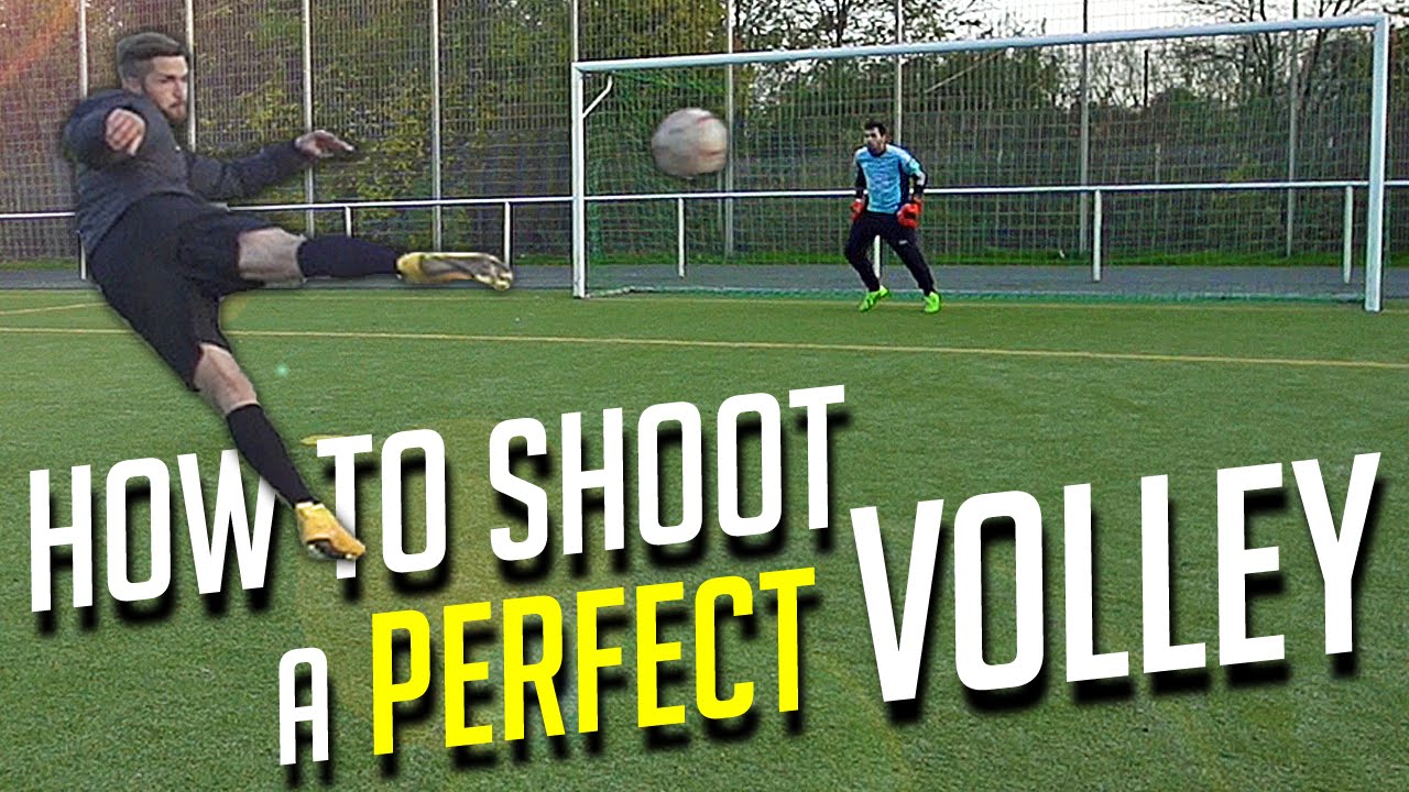 How to Shoot a Perfect Volley Football Soccer Tutorial by freekickerz Running City