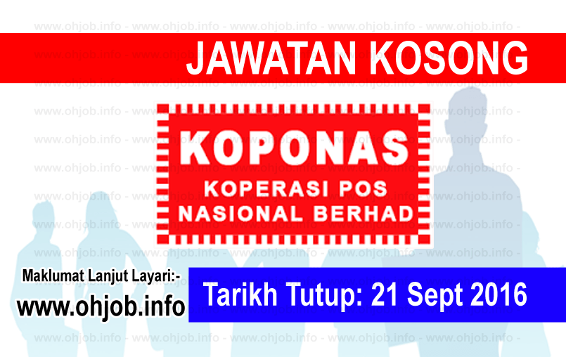 Jawatan Kosong Koperasi Pos Nasional Berhad (21 September