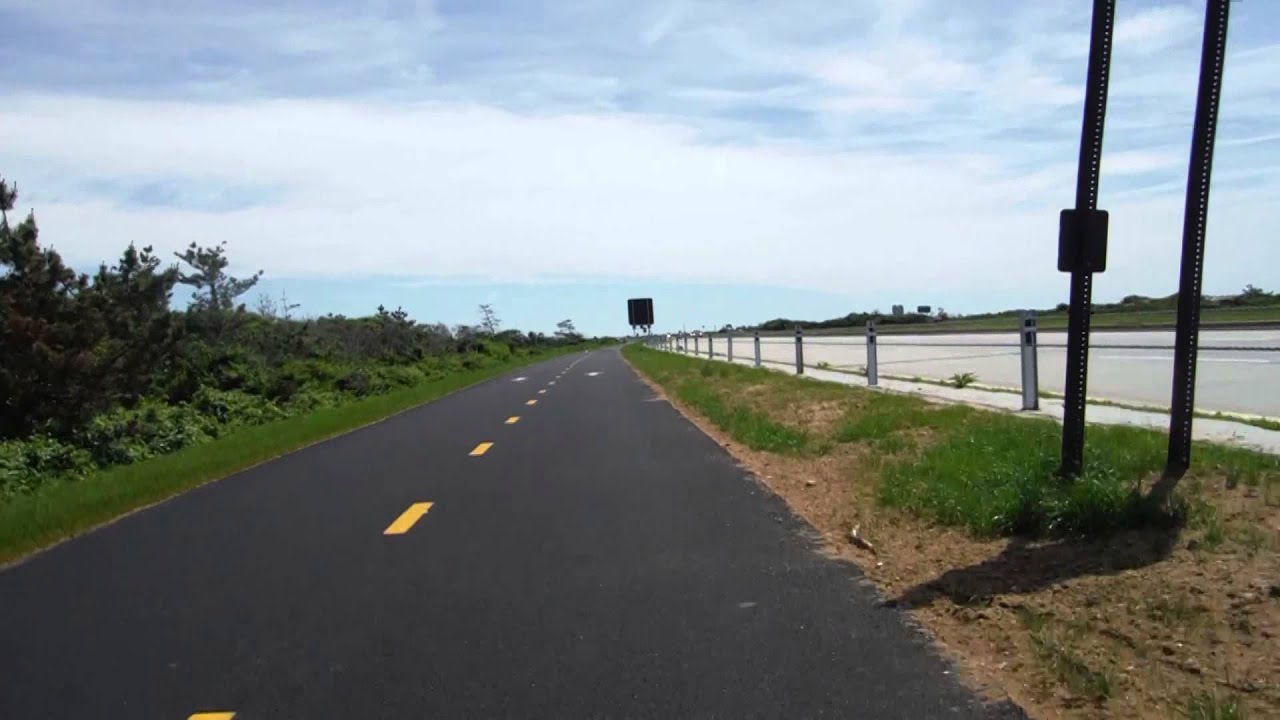 Ocean parkway Jones Beach Long Island NEW bike path Running Dome