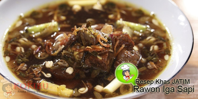 Resep Spesial Rawon Iga Sapi Khas Jawa Timur (JATIM