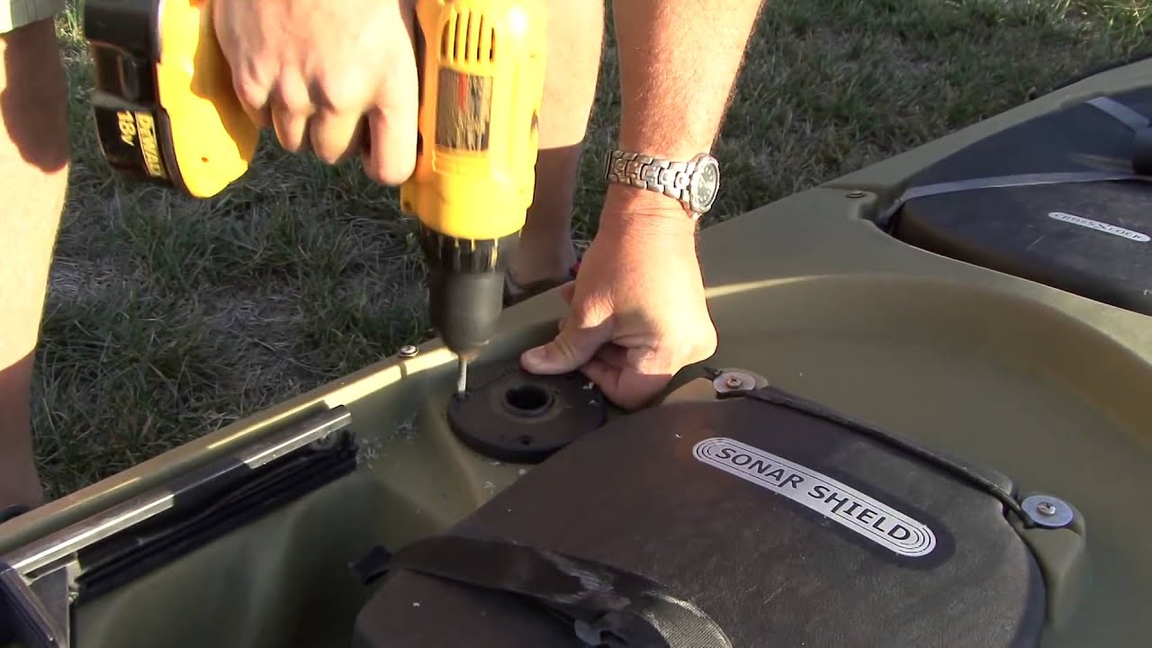 How to Install a Kayak Fishing Rod Holder Wrestling Box